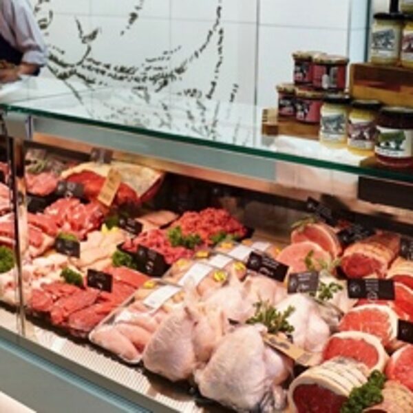 meat display counter