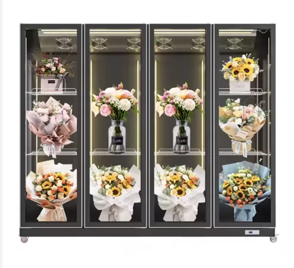 4 door flower chiller Fridge