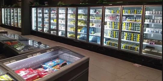 display freezer